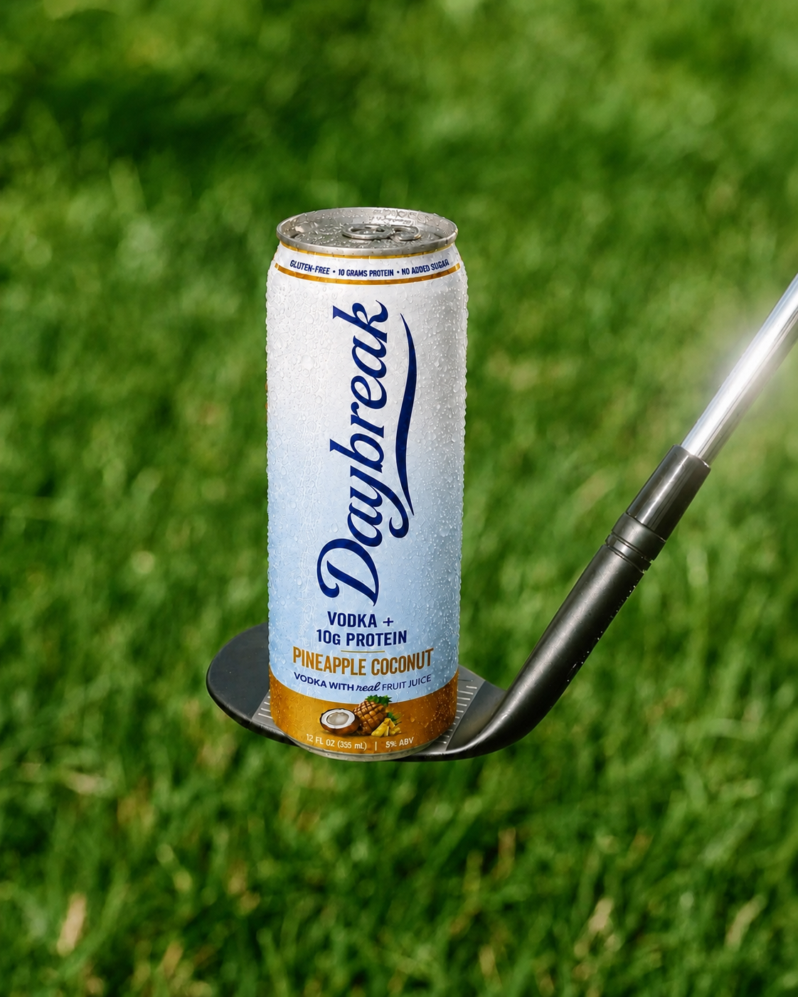 The grass is greener with daybreak.